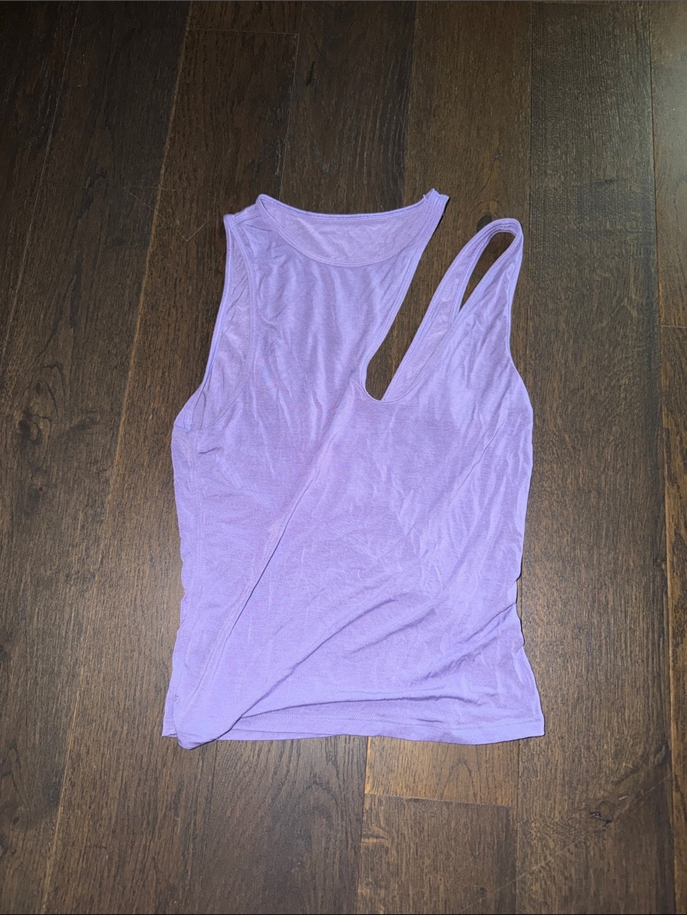lululemon athletica Lavender One-Shoulder Tank